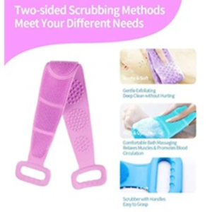 Double side bath towel